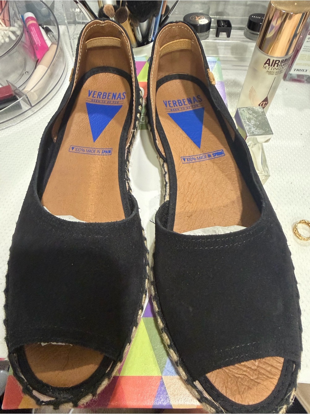 FUN VERBENAS NEW IN BOX SZ 38  SPAIN,